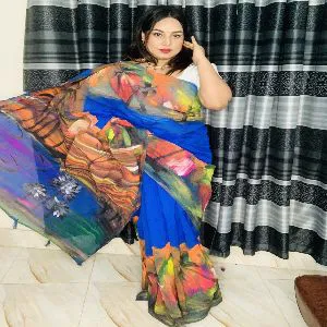  HUKTY Half Silk Saree for Women-HL811511