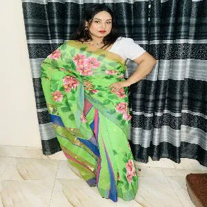 HUKTY Half Silk Saree for Women-HL81151022