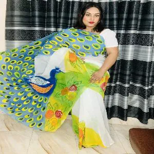  HUKTY Half Silk Saree for Women-HL81151034