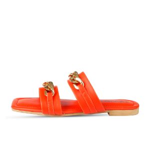 HUKTY Jewellery Design Flat Sandal for Women - HF8154213