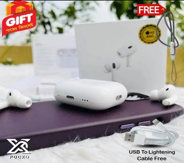 AirPods Pro 2nd Generation ব্লু-টুথ ইয়ারবাড - Ipx4 ওয়াটারপ্রুফ ইন-ইয়ার ইয়ারবাড (Made in Dubai)