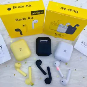 Realme Buds Air i12 wireless Bluetooth Headsets in-Ear Headphones touch system music pause & play