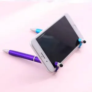 Mobile Stand Holder Universal touch pen 3 In 1 Capacitive Styleus Pen