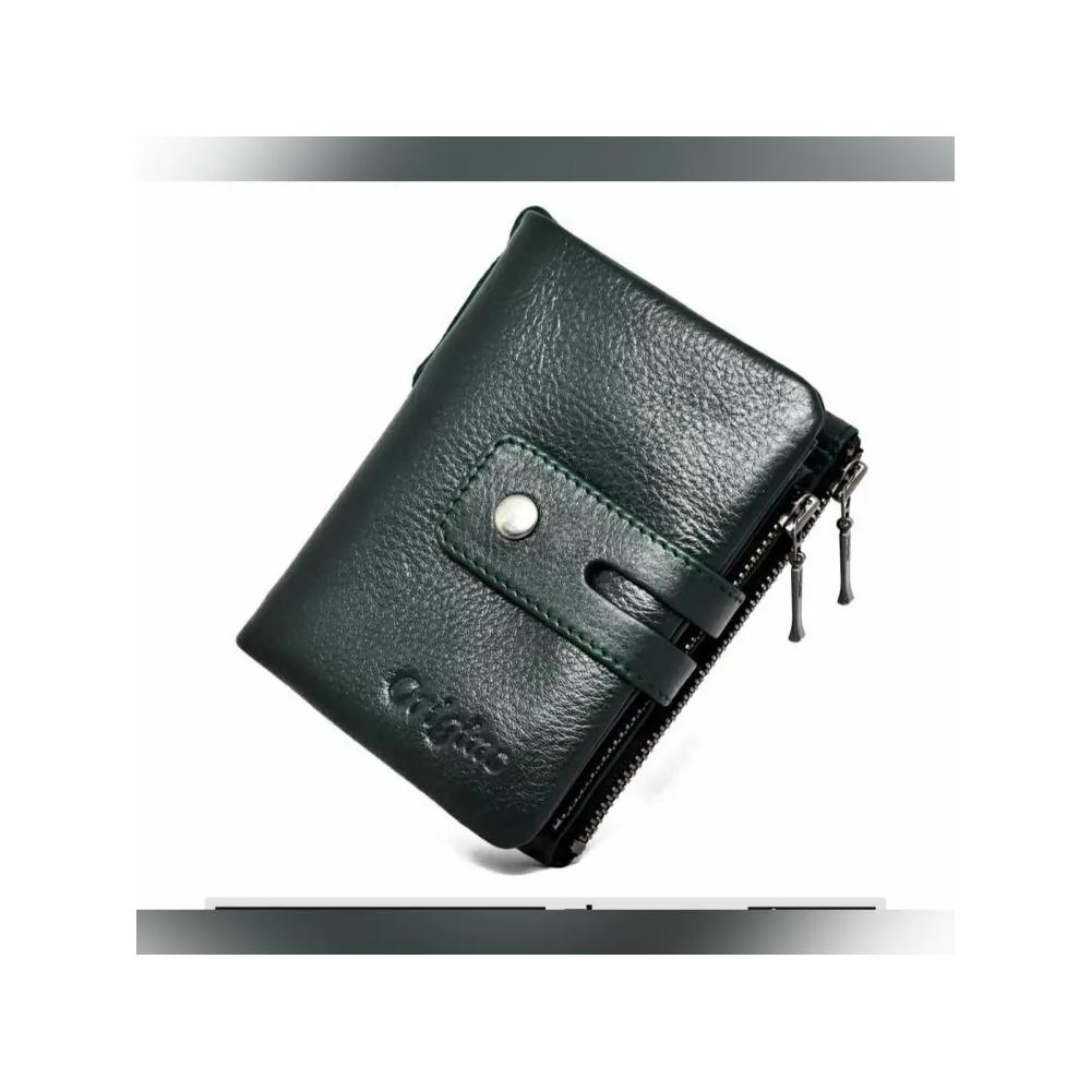 Pure Leather Wallet (Money Bag) for Men - Green