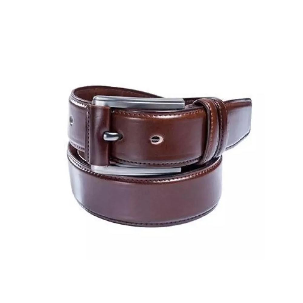 Brown Leather Formal Belt for Men