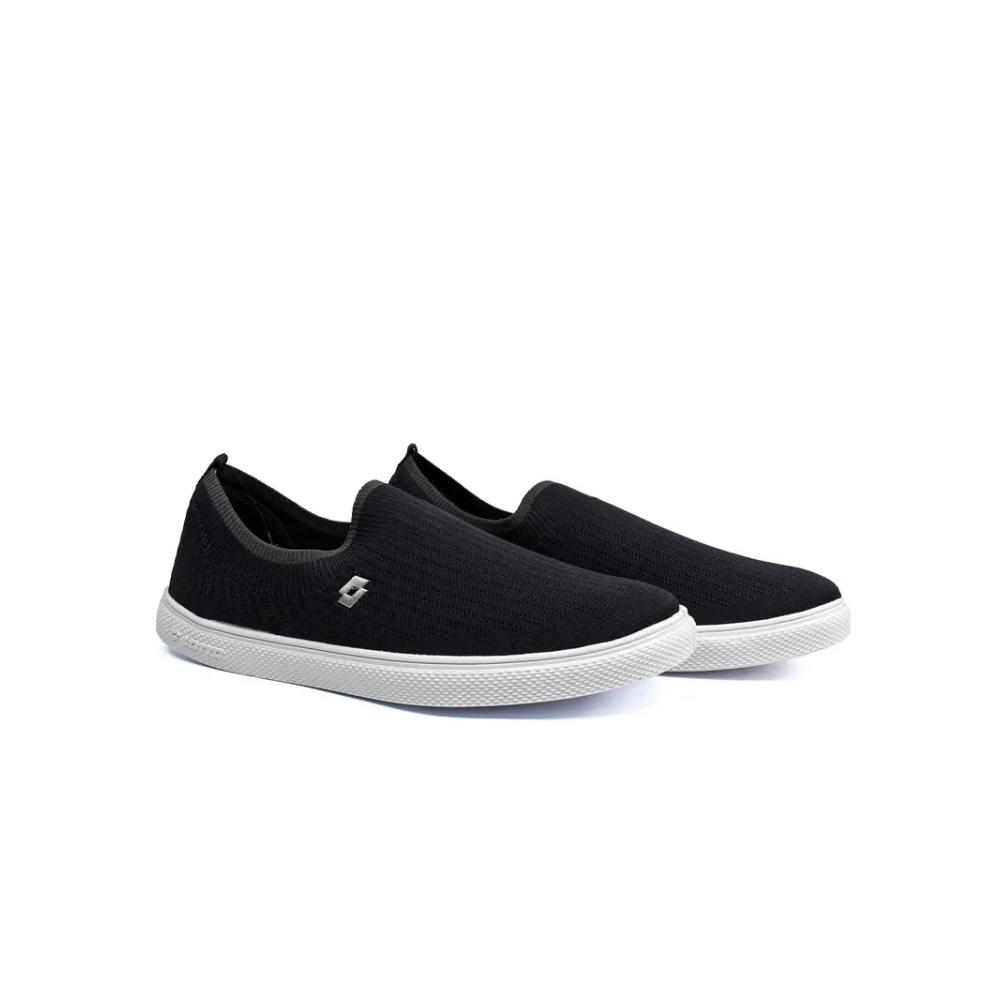 Lotto Durable Casual Sneaker for Men - Lotto Shoes for Men (Black Sneakers)