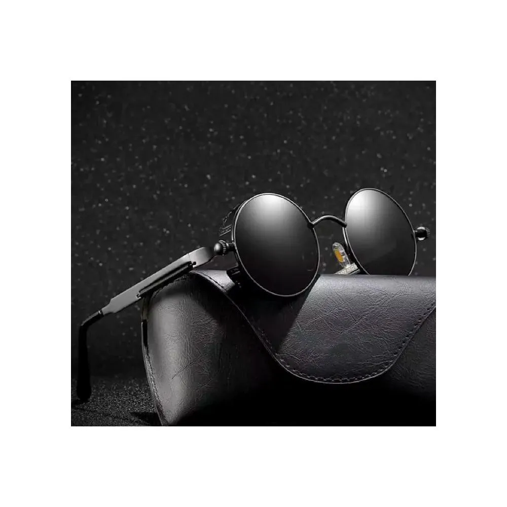 Anti-reflective UV400 Round Shape Sunglass for Men