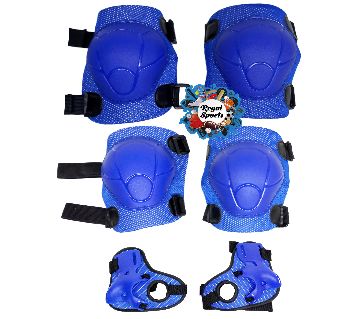 Ninja স্কেট গার্ড ফর কিডস - 6 Pcs - Blue