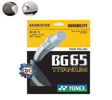 ব্যাডমিন্টন স্ট্রিং - Yonex - BG65 - Titanium