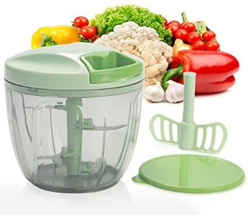 ম্যানুয়াল ফুড প্রসেসর Manual Chopper Blender Slicer Safe Free Durable Household Kitchen