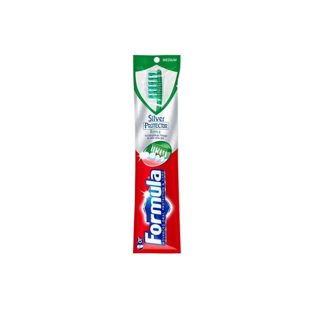 Formula Ripple Silver Protector Soft Toothbrush