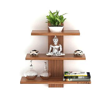 উডেন ওয়াল শেলফ ফর লিভিং রুম