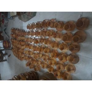 কাঠের চায়ের কাপ সেট (১টি কাপ ও ১টি পিরিচ) বাংলাদেশ - 14009633