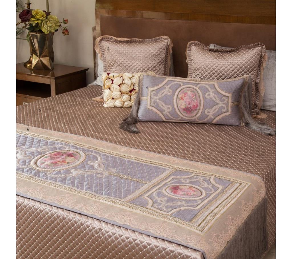 Quilted Sophistication With Contrast Runner And Cushion to Match by Ivoryniche বাংলাদেশ - 742685