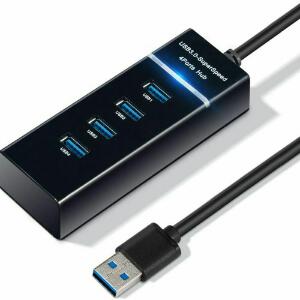 High Speed USB 3.1 4 পোর্ট USB 3.0 হাব ফর পিসি ল্যাপটপ ট্যাবলেট