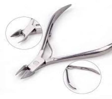 স্টেইনরেস স্টিল ওয়্যার কাটার - KC-108 Professional Cutting Inclined Pliers Tools Sets & Dead Skin Scissors Cuticle Nail Nipper Cutter