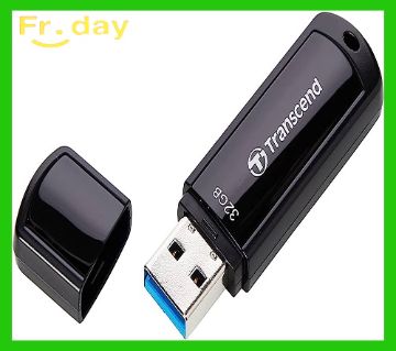 Transcend 32GB JetFlash 700 USB 3.1 Gen1 ফ্ল্যাশ ড্রাইভ - Black