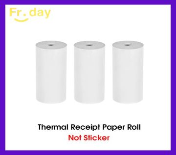 3pcs 57*30mm থার্মাল পেপার রোল ফর প্রিন্টার/Thermal Sticker Paper Roll/multicolor Thermal Paper Roll for Mini Printer, Label Printer, Thermal Printer