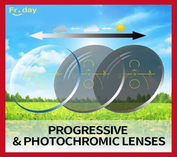 Photochromic Progressive Eye Prescription - বাইফোকাল পাওয়ার লেন্স