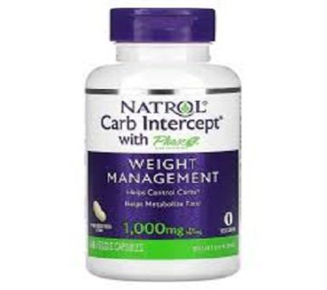 Natrol Carb Intercept with Phase 2 1000 mg কার্ব কন্ট্রোলার ক্যাপসুল - 60 pcs