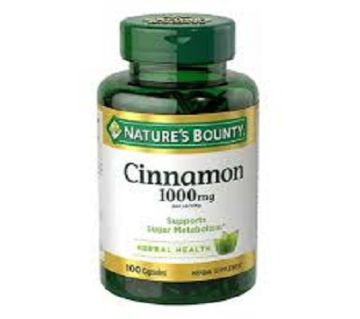 Natures Bounty Cinnamon 1000mg ক্যাপসুল - 100 pcs