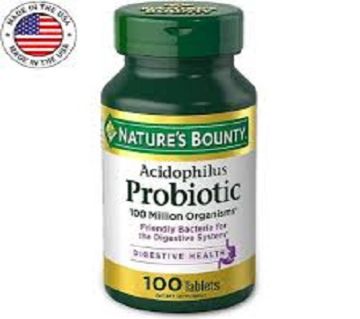 Natures Bounty Probiotics ডায়েটারি সাপ্লিমেন্ট Digestive & Intestinal Health ট্যাবলেট - 100 pcs