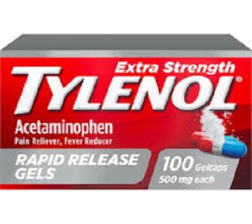 টাইলেনল Extra Strength Rapid Release Gels 500 mg - 100 জেলক্যাপ