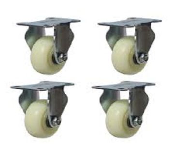 4 Pieces Set 1.5 Inch Wheels Heavy Universal Swivel Caster রোটেটিং হুইল ফর ট্রলি/ ফার্নিচার