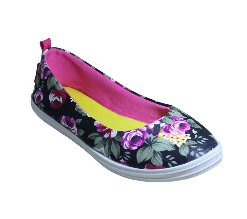 EMBROIDERED CANVAS BAY BY BAY SLIP ONS