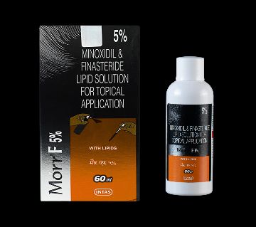 Morr F 5% Minoxidil & Finasteride টপিক্যাল সল্যুশন হেয়ার গ্রোথ ট্রিটমেন্ট - 60ml