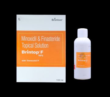 Brintop F 10% Minoxidil & Finasteride টপিক্যাল সল্যুশন হেয়ার গ্রোথ ট্রিটমেন্ট - 100ml