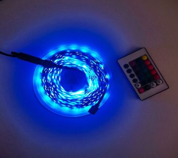 GearUP SL50 RGB LED স্ট্রিপ লাইট উইথ রিমোট - 5 Meter (নন-ওয়াটারপ্রুফ)