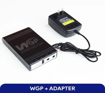 WGP মিনি UPS 5/12/12v + Gear Up রাউটার পাওয়ার অ্যাডাপ্টর (AC 100-240V To DC 12V, 3A)