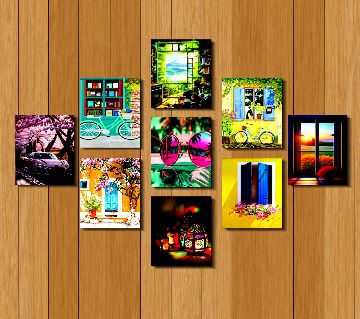 9pcs PVC ক্যালিগ্রাফি ওয়ালবোর্ড ফর হোম এন্ড অফিস ডেকোরেশন