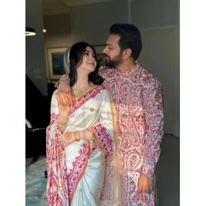 ঈদ স্পেশাল শাড়ি এবং পাঞ্জাবী কাপল সেট