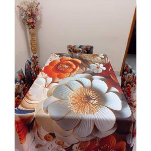 3D প্রিন্টেড ডাইনিং চেয়ার এন্ড টেবিল কভার সেট