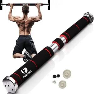 Meteor Essential পুল/ চিন/ পুশ আপ বার - Abdominal Training Door Bar, Adjustable Length, 100kg Capacity