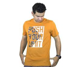 Push Your Limit Mens Cotton Half Sleeve Casual T Shirt D125
