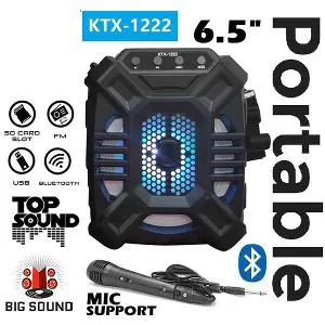 KTX-1222 Speaker Bluetooth Karaoke Free Microphone