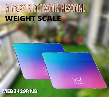 Miyako ডিজিটাল ওয়েট মেশিন/স্কেল - MEB3429RNB (Electric Personal Scale Dazzling Color Design/Magic Display) - 1 Piece