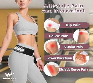 Sacroiliac SI জয়েন্ট বেল্ট ফর ব্যাক পেইন রিলিফ - For Women/Men, Adjustable Ergonomic Belt for Lower Back Support, Pelvic support