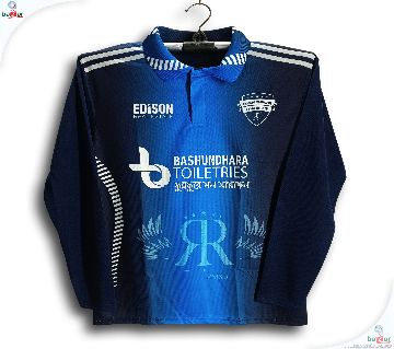 রংপুর রাইডারস ফুল-স্লীভ বিপিএল ক্রিকেট জার্সি উইথ কলার 2024-2025