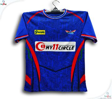 লখনউ সুপার জায়ান্টস শর্ট-স্লীভ আইপিএল ক্রিকেট জার্সি 