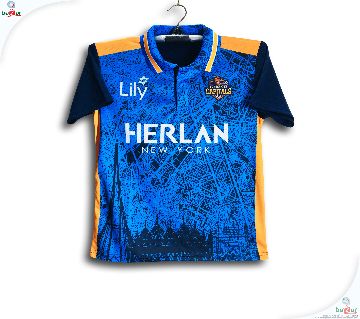 ঢাকা ক্যাপিটালস শর্ট-স্লীভ বিপিএল ক্রিকেট জার্সি উইথ কলার