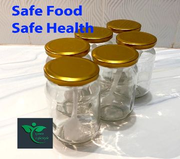 ৬ পিস কাঁচের জার (ক্যাপাসিটি ৫০০ গ্রাম)